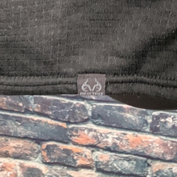 Real tree black long sleeve tee shirt Size L - Picture 2 of 4